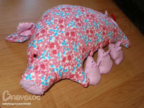 Выкройки поросят. Выкройки свиней. Выкройки свинок. Игрушечная ферма. Как сшить свинью