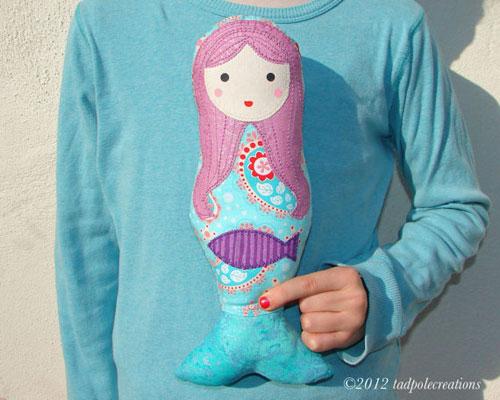 Кукла русалка ручная работа, текстильная русалочка, русалка авторской работы, mermaid handmade doll