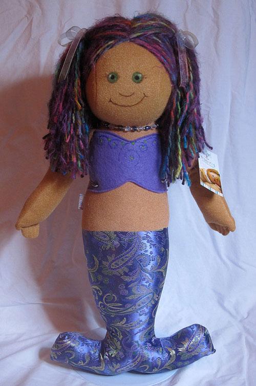 Кукла русалка ручная работа, текстильная русалочка, русалка авторской работы, mermaid handmade doll
