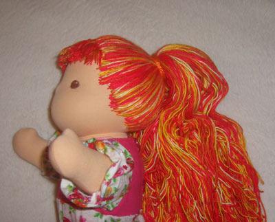 Мастер-класс по вальдорфской кукле. Вальдорфская кукла своими руками. Как сшить куклу. Выкройка куклы. Шьем куклу своими руками. Как сшить вальдорфскую куклу. Как сшить полезную куклу для ребенка. Как сделать кукле волосы. Как сделать кукле парик.