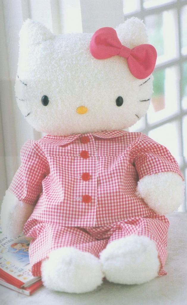 Как сшить игрушку кошку Китти. Мастер-класс Кошечки Китти.