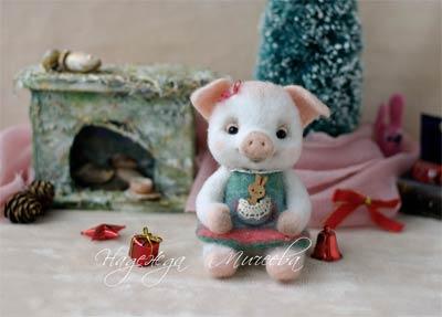 Сухое валяние. Игрушка своими руками.