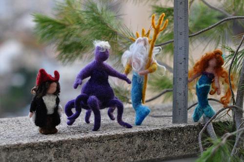 Кукла русалка ручная работа, текстильная русалочка, mermaid handmade doll, mermaid wool, waldorf doll mermaid. Вальдорфская кукла-русалка. Русалка сваляная из шерсти