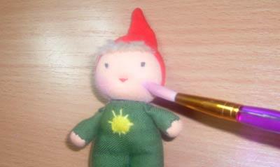 Мастер-класс по текстильной кукле. Как сшить куколку Гномика своими руками? Шьем куклу для кукольного домика. Лучшая игрушка в дорогу.