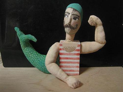 Кукла русалка ручная работа, текстильная русалочка, русалка авторской работы, mermaid handmade doll