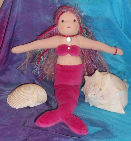 Кукла русалка ручная работа, текстильная русалочка, mermaid handmade doll, mermaid wool, waldorf doll mermaid. Вальдорфская кукла-русалка. Русалка сваляная из шерсти