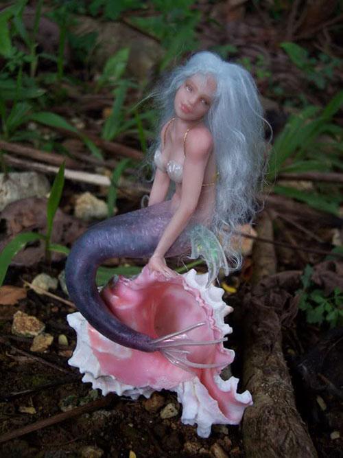 Кукла русалка ручная работа, текстильная русалочка, русалка авторской работы, mermaid handmade doll