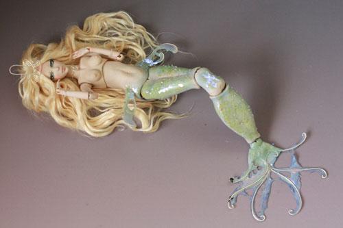 Кукла русалка ручная работа, текстильная русалочка, русалка авторской работы, mermaid handmade doll