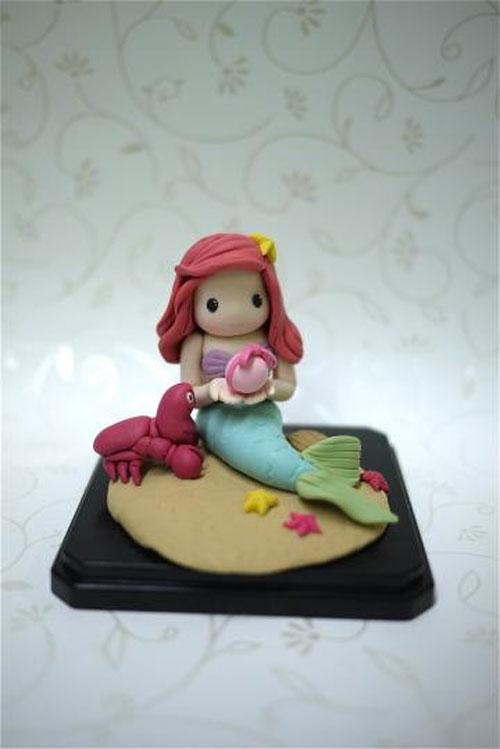 Кукла русалка ручная работа, текстильная русалочка, русалка авторской работы, mermaid handmade doll