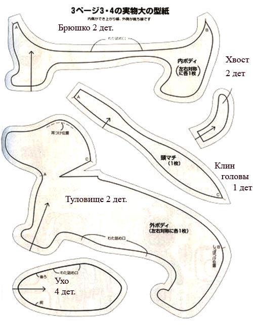 Как шить собаку таксу. Выкройки таксы. Такса своими руками.