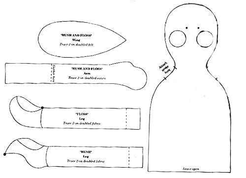 Выкройка куклы. Примитивная кукла своими руками. Декорирование комнаты игрушками
