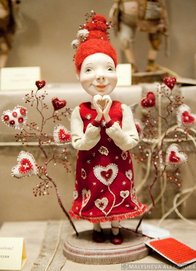 вторая международная выставка "Искусство Куклы" 2011г. Куклы и игрушки ручной работы. Handmade doll and toys.