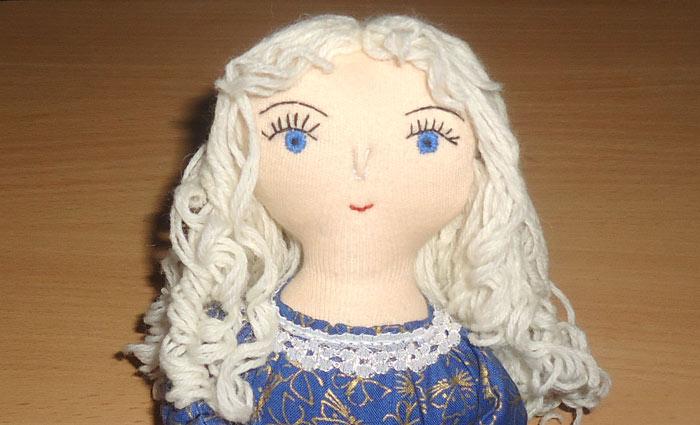 Мастер-класс куклы ангела. Как сшить текстильную куклу ангела. Выкройка куклы ангела.