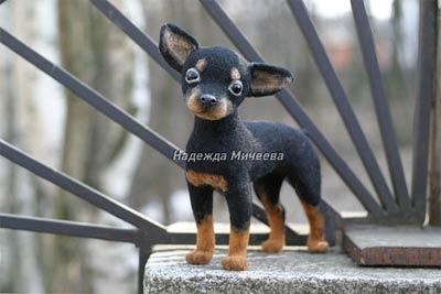 Сухое валяние. Игрушка своими руками.