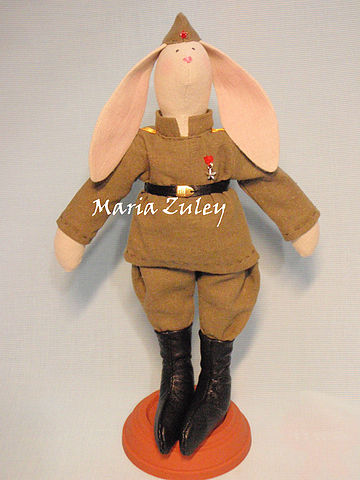 зайчик ручной работы, игрушка ручной работы, handmade toys, текстильный зайчик, handmade bunny, Bunny toy, идея к пасхе, пасхальный декор, тильда, одежда для игрушек, idea for easter, easter decor