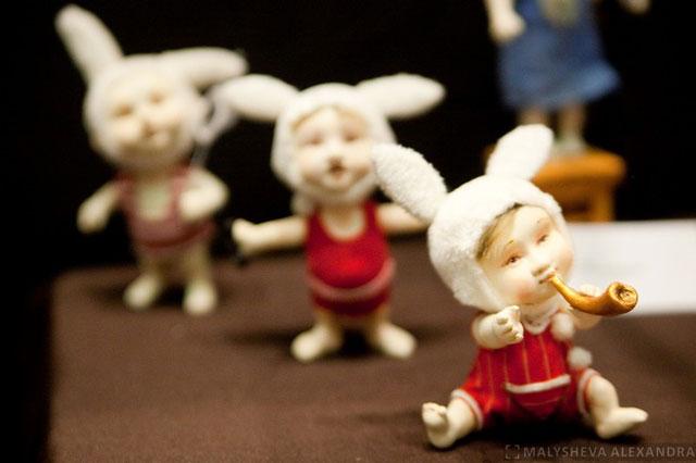 вторая международная выставка "Искусство Куклы" 2011г. Куклы и игрушки ручной работы. Handmade doll and toys.