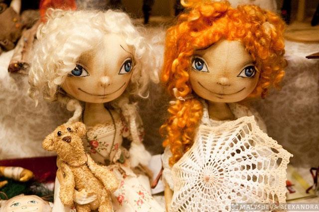 вторая международная выставка "Искусство Куклы" 2011г. Куклы и игрушки ручной работы. Handmade doll and toys.