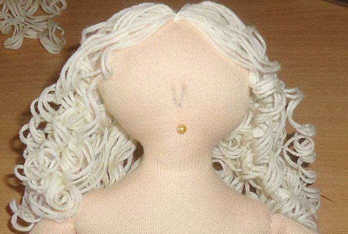 Мастер-класс куклы ангела. Как сшить текстильную куклу ангела. Выкройка куклы ангела.