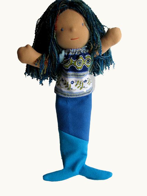 Кукла русалка ручная работа, текстильная русалочка, mermaid handmade doll, mermaid wool, waldorf doll mermaid. Вальдорфская кукла-русалка. Русалка сваляная из шерсти