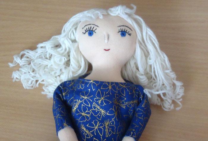 Мастер-класс куклы ангела. Как сшить текстильную куклу ангела. Выкройка куклы ангела.