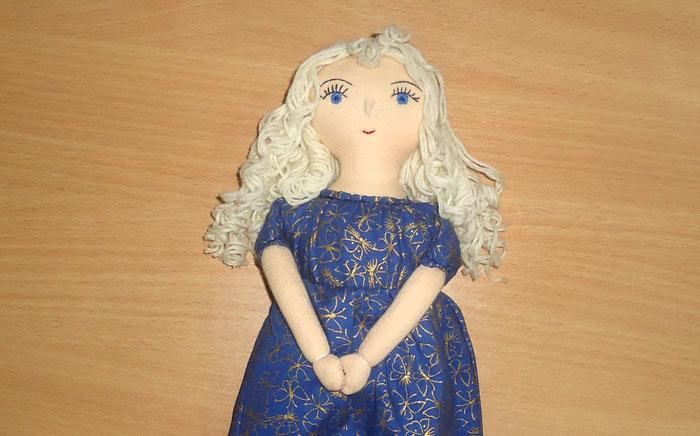 Мастер-класс куклы ангела. Как сшить текстильную куклу ангела. Выкройка куклы ангела.