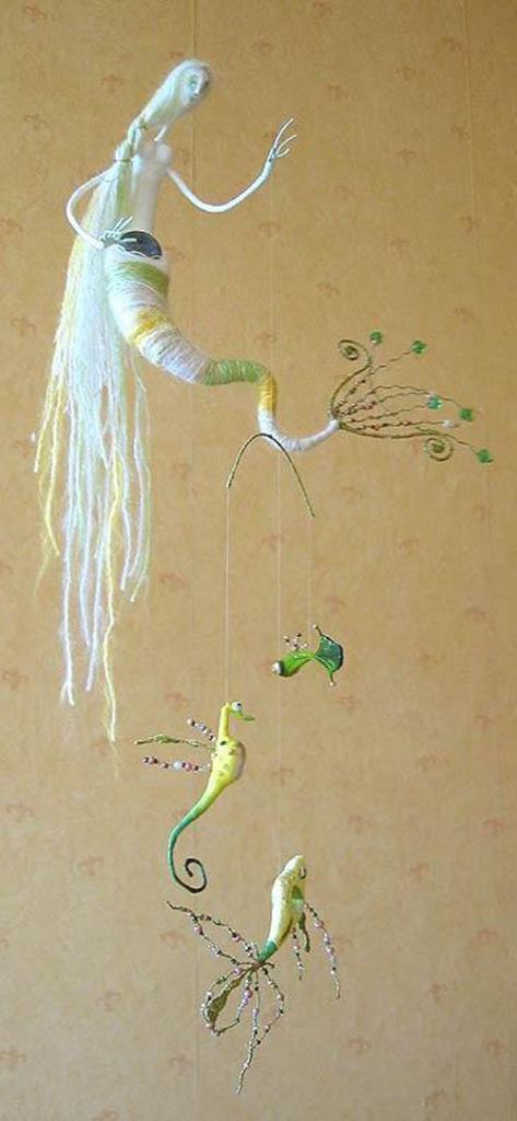 Кукла русалка ручная работа, текстильная русалочка, русалка авторской работы, mermaid handmade doll