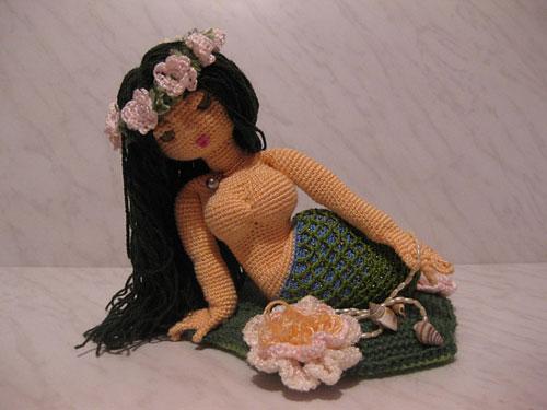 Кукла русалка ручная работа, текстильная русалочка, русалка авторской работы, mermaid handmade doll