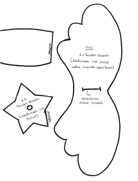 Выкройки ангелов. Текстильные ангелы. Подарок своими руками