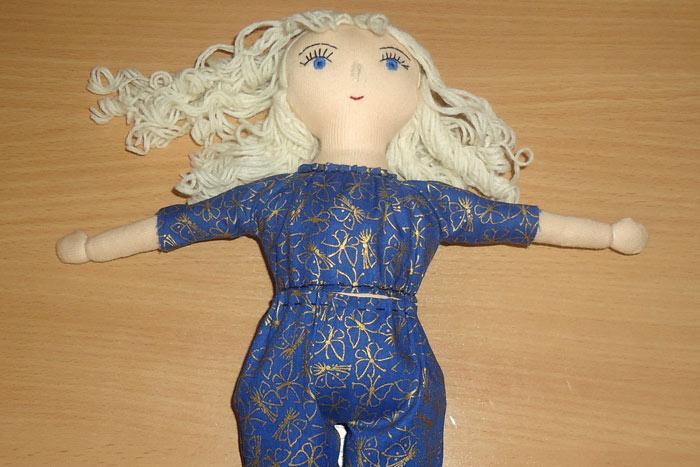 Мастер-класс куклы ангела. Как сшить текстильную куклу ангела. Выкройка куклы ангела.