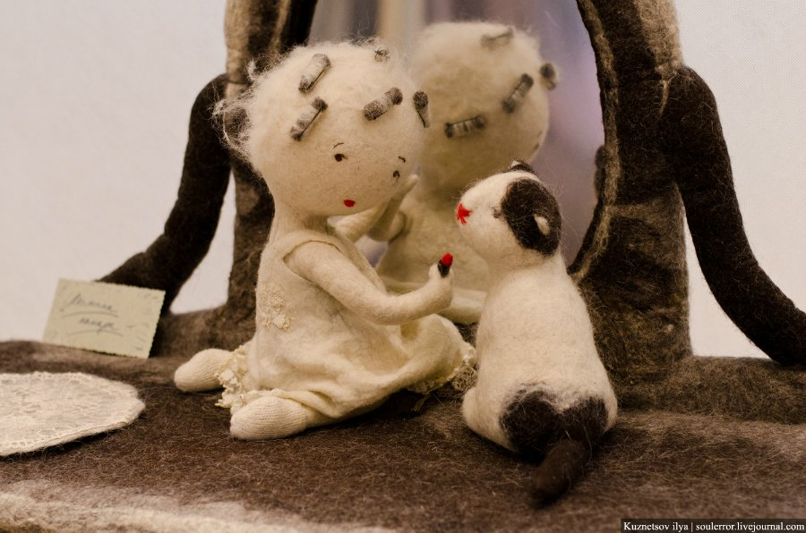 вторая международная выставка "Искусство Куклы" 2011г. Куклы и игрушки ручной работы. Handmade doll and toys.