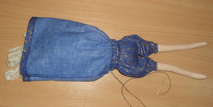 Мастер-класс куклы ангела. Как сшить текстильную куклу ангела. Выкройка куклы ангела.