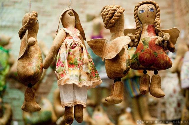 вторая международная выставка "Искусство Куклы" 2011г. Куклы и игрушки ручной работы. Handmade doll and toys.