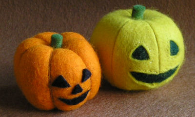 Текстильная тыква на Хэллоуин своими руками. Как сшить тыкву.
