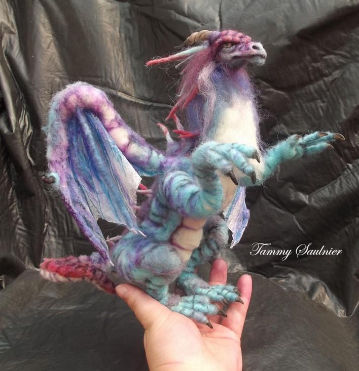 дракон ручной работы, Игрушка ручной работы, handmade dragon, handmade toy