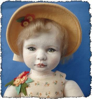 текстильная кукла, кукла ручной работы, handmade doll
