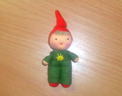 Мастер-класс по текстильной кукле. Как сшить куколку Гномика своими руками? Шьем куклу для кукольного домика. Лучшая игрушка в дорогу.