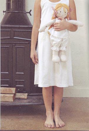 Текстильная кукла своими руками. Выкройка тряпичной куклы для дочки