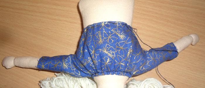 Мастер-класс куклы ангела. Как сшить текстильную куклу ангела. Выкройка куклы ангела.