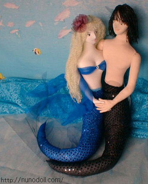 Кукла русалка ручная работа, текстильная русалочка, русалка авторской работы, mermaid handmade doll