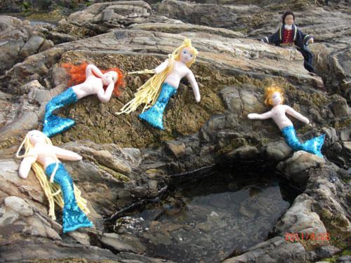 Кукла русалка ручная работа, текстильная русалочка, mermaid handmade doll, mermaid wool, waldorf doll mermaid. Вальдорфская кукла-русалка. Русалка сваляная из шерсти