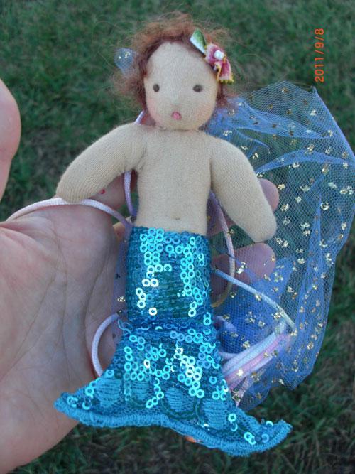 Кукла русалка ручная работа, текстильная русалочка, mermaid handmade doll, mermaid wool, waldorf doll mermaid. Вальдорфская кукла-русалка. Русалка сваляная из шерсти