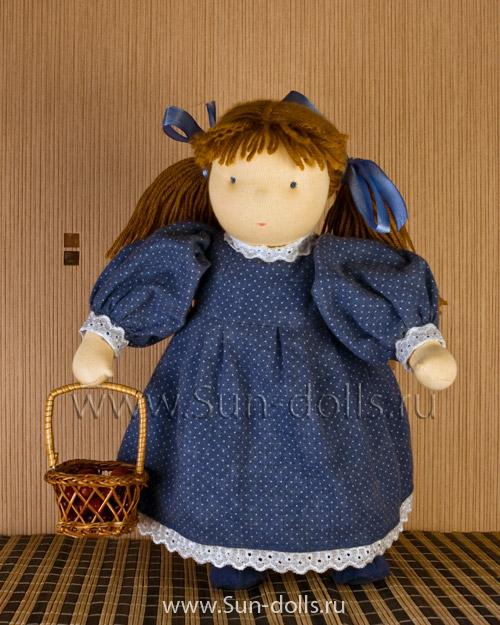 Ручная работа классическая европейская текстильная кукла. Sun-dolls. Handmade вальдорфская игрушка