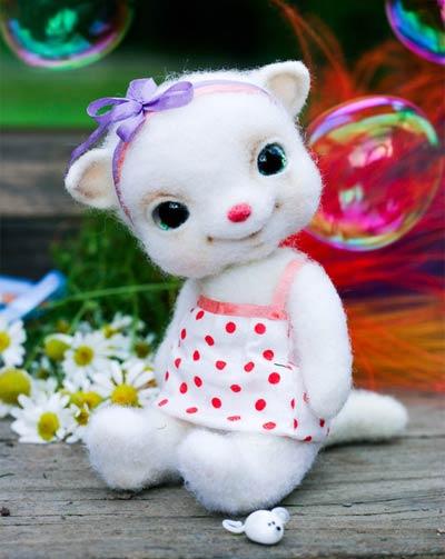 Сухое валяние. Игрушка своими руками.
