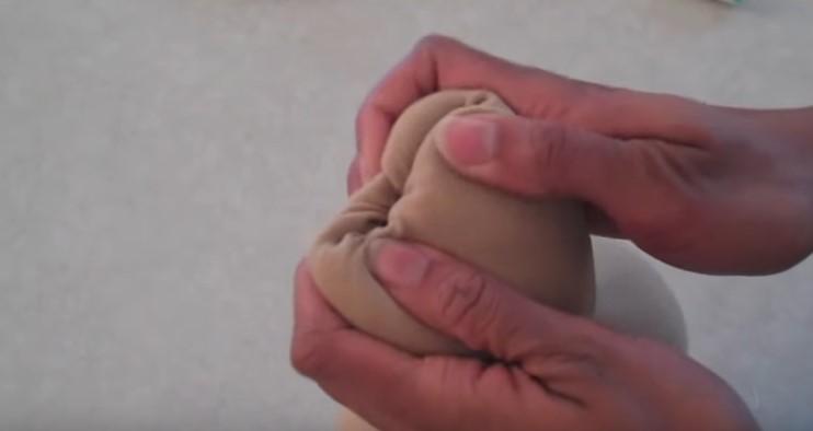 кукла ручной работы, handmade doll, мастер класс куклы, diy doll, как сшить куклу без выкройки, кукла из носка, игрушка из носка, sock doll, sock toy