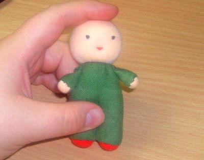 Мастер-класс по текстильной кукле. Как сшить куколку Гномика своими руками? Шьем куклу для кукольного домика. Лучшая игрушка в дорогу.