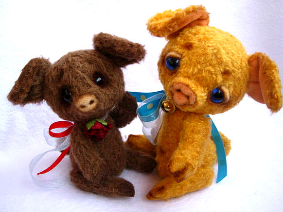 Выкройки поросят. Выкройки свиней. Выкройки свинок. Игрушечная ферма. Как сшить свинью