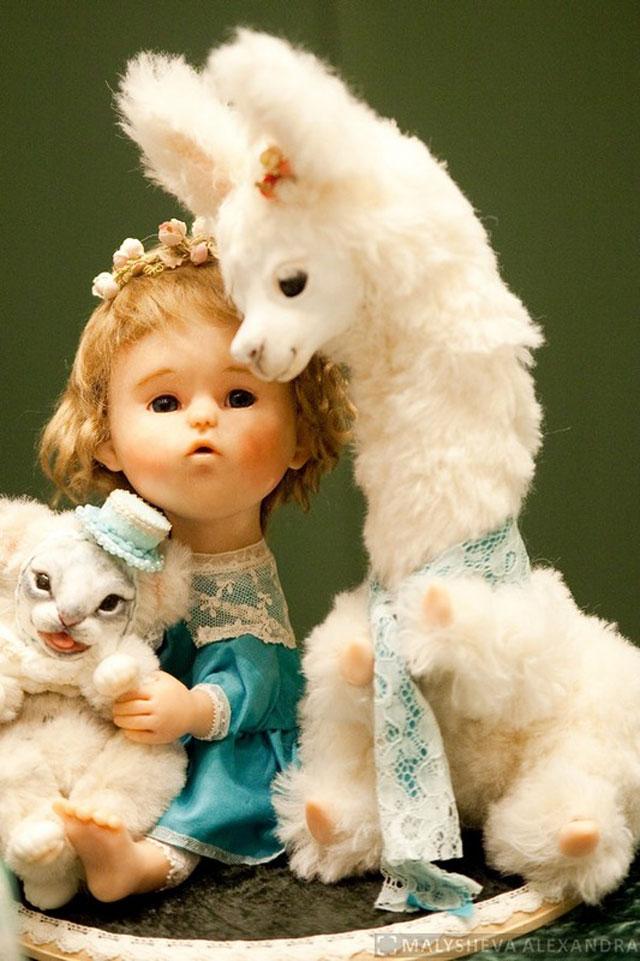 вторая международная выставка "Искусство Куклы" 2011г. Куклы и игрушки ручной работы. Handmade doll and toys.