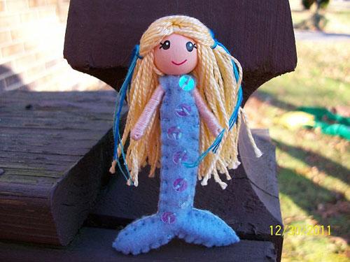 Кукла русалка ручная работа, текстильная русалочка, русалка авторской работы, mermaid handmade doll