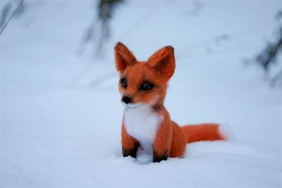 Сухое валяние. Игрушка своими руками.