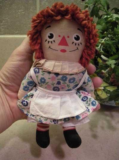 Кукла Raggedy Ann. Раггеди Энн. Ручная работа.